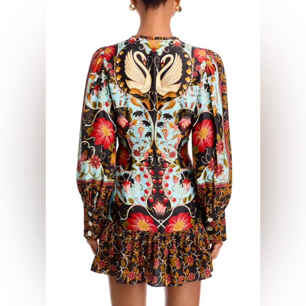 FARM Rio Colorful Floral Button-Down Dress - Picture 5 of 8